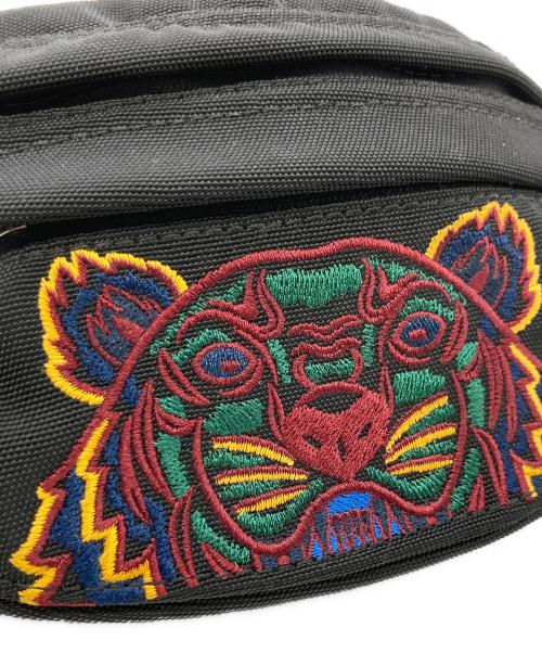 KENZO（ケンゾー）KENZO (ケンゾー) タイガーミニウエストバッグ ブラックの古着・服飾アイテム