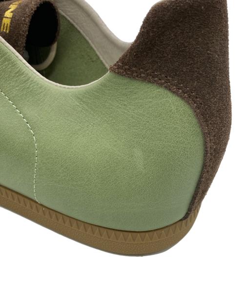 PANE（パネ）PANE (パネ) Light Training ローカットスニーカー グリーン×ブラウン サイズ:UK9.5の古着・服飾アイテム