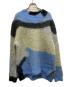 AMBUSH（アンブッシュ）の古着「Mohair Striped Knit」｜ブルー×グリーン