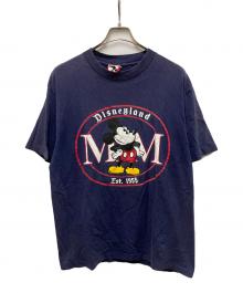 DISNEY（ディズニー）の古着「キャラクタープリントtシャツ」｜ネイビー