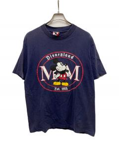 中古・古着通販】Disney (ディズニー) フットボールTシャツ ブルー