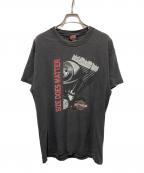 HARLEY-DAVIDSONハーレーダビッドソン）の古着「FREDERICK MARYLANDプリントTシャツ」｜グレー