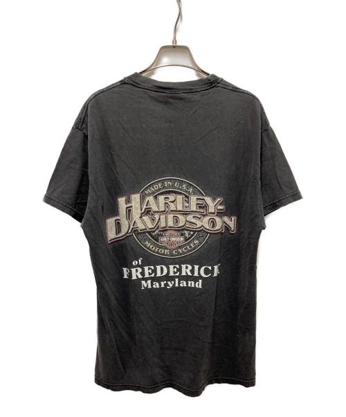 HARLEY-DAVIDSON（ハーレーダビッドソン）HARLEY-DAVIDSON (ハーレーダビッドソン) FREDERICK MARYLANDプリントTシャツ グレー サイズ:Mの古着・服飾アイテム
