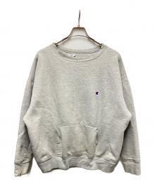 Champion（チャンピオン）の古着「80s 目つきダブルフェイスREVERSE WEAVE」｜グレー
