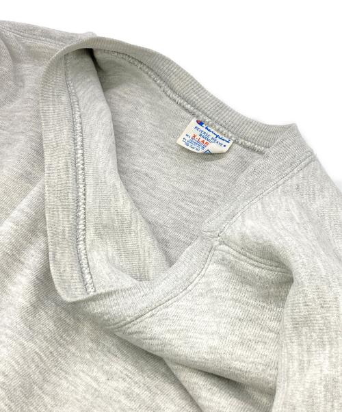 Champion（チャンピオン）Champion (チャンピオン) 80s 目つきダブルフェイスREVERSE WEAVE グレー サイズ:	SIZE XLの古着・服飾アイテム