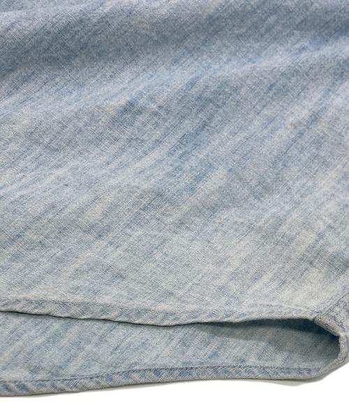 POLO RALPH LAUREN（ポロ・ラルフローレン）POLO RALPH LAUREN (ポロ・ラルフローレン) 90s シャンブレーシャツ スカイブルー サイズ:	SIZE XLTの古着・服飾アイテム