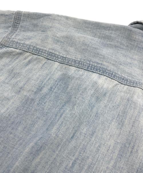 POLO RALPH LAUREN（ポロ・ラルフローレン）POLO RALPH LAUREN (ポロ・ラルフローレン) 90s シャンブレーシャツ スカイブルー サイズ:	SIZE XLTの古着・服飾アイテム