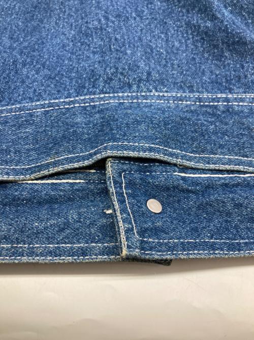 ficce jeans（フィッチェ ジーンズ）FICCE JEANS (フィッチェ ジーンズ) 再構築ニット刺繍パッチデニムジャケット インディゴ サイズ:Fの古着・服飾アイテム
