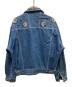FICCE JEANS (フィッチェ ジーンズ) 再構築ニット刺繍パッチデニムジャケット インディゴ サイズ:F：15000円