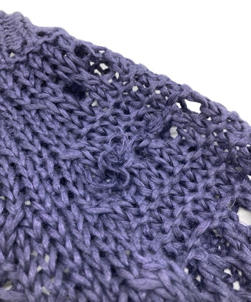 C.P COMPANY（シーピーカンパニー）C.P COMPANY (シーピーカンパニー) mesh knit sweater ネイビー サイズ:48の古着・服飾アイテム
