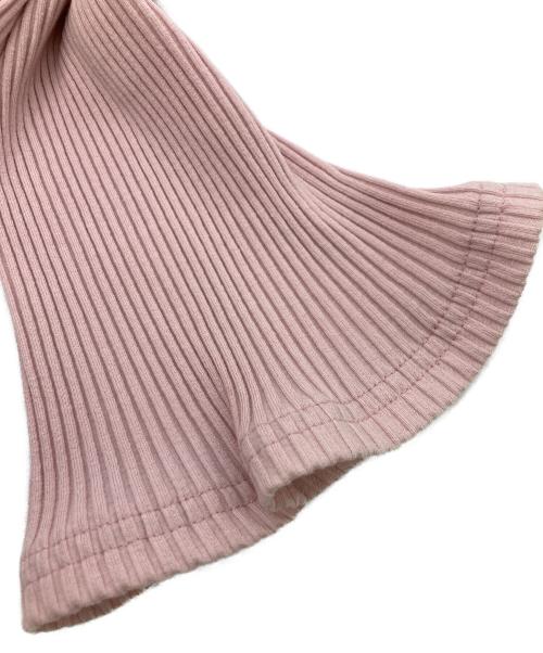 MAISON SPECIAL（メゾンスペシャル）MAISON SPECIAL (メゾンスペシャル) 2WAY RIB TOPS ピンク サイズ:FREEの古着・服飾アイテム