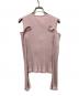 MAISON SPECIAL (メゾンスペシャル) 2WAY RIB TOPS ピンク サイズ:FREE：5000円