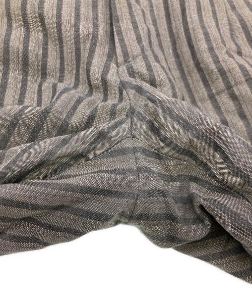 DOLCE & GABBANA（ドルチェ＆ガッバーナ）DOLCE & GABBANA (ドルチェ＆ガッバーナ) ストライプスラックス ブラウン サイズ:46の古着・服飾アイテム