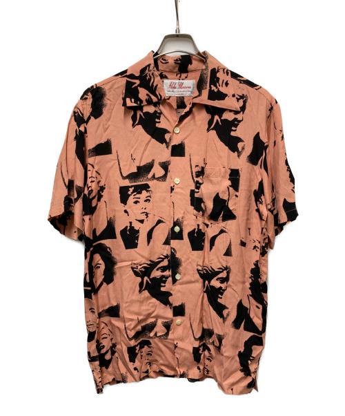 Aloha Blossom（アロハブロッサム）Aloha Blossom (アロハブロッサム) VENUS SALMON PINKアロハシャツ ピンク サイズ:42の古着・服飾アイテム