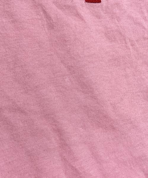 GUCCI（グッチ）GUCCI (グッチ) テニス刺繍 クルーネックTシャツ/ Tennis-Embroidered Crew Neck T-Shirt ピンク サイズ:Sの古着・服飾アイテム