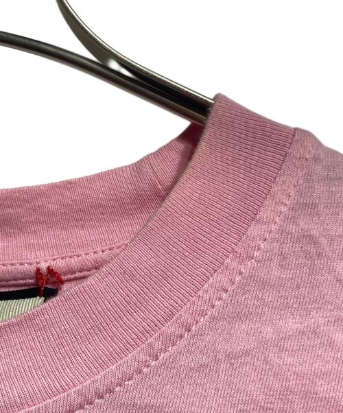 GUCCI（グッチ）GUCCI (グッチ) テニス刺繍 クルーネックTシャツ/ Tennis-Embroidered Crew Neck T-Shirt ピンク サイズ:Sの古着・服飾アイテム