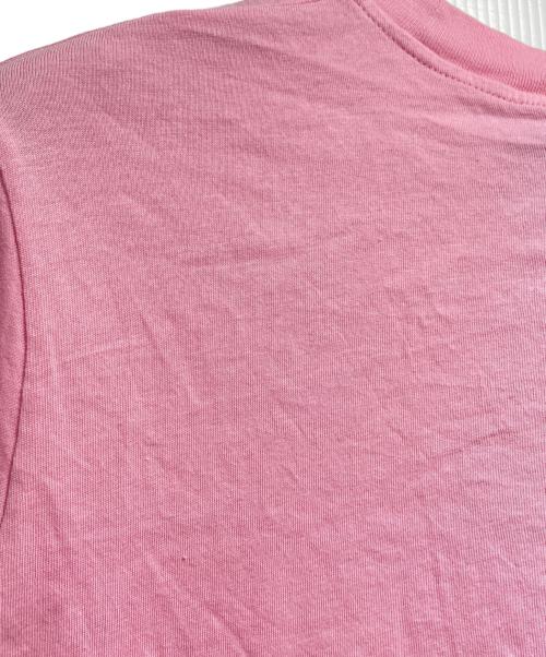 GUCCI（グッチ）GUCCI (グッチ) テニス刺繍 クルーネックTシャツ/ Tennis-Embroidered Crew Neck T-Shirt ピンク サイズ:Sの古着・服飾アイテム