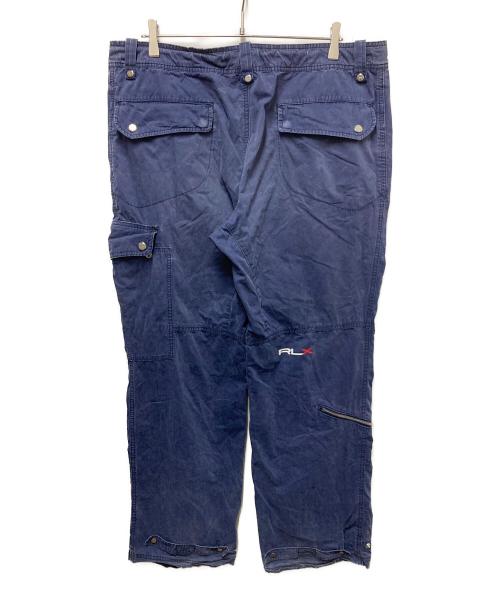 RLX RALPH LAUREN（アールエルエックスラルフローレン）RLX RALPH LAUREN (アールエルエックスラルフローレン) 90s-00s ジップギミックカーゴパンツ ネイビー サイズ:SIZE 34の古着・服飾アイテム