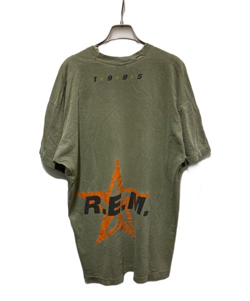 FRUIT OF THE LOOM（フルーツオブザルーム）FRUIT OF THE LOOM (フルーツオブザルーム) 90s R.E.M. バンドTシャツ オリーブ サイズ:	SIZE Freeの古着・服飾アイテム