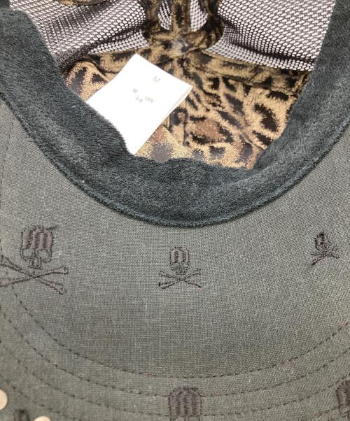 Roen（ロエン）Roen (ロエン) スカルロゴメッシュキャップ ブラック サイズ:Mの古着・服飾アイテム