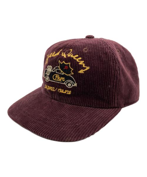 THE FLAT HEAD（ザ・フラットヘッド）THE FLAT HEAD (ザ・フラットヘッド) コーデュロイ トラッカーキャップ ボルドー サイズ:Free(実寸参照）の古着・服飾アイテム