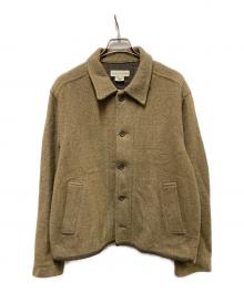 DRIES VAN NOTEN（ドリスヴァンノッテン）の古着「90-00s ウールワークジャケット」｜ベージュ