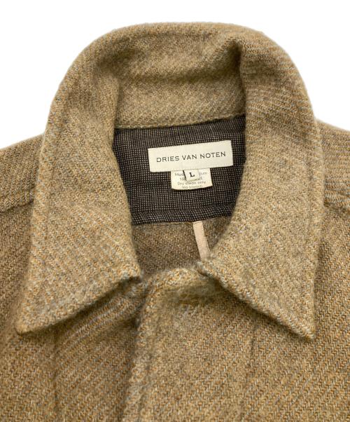 DRIES VAN NOTEN（ドリスヴァンノッテン）DRIES VAN NOTEN (ドリスヴァンノッテン) 90-00s ウールワークジャケット ベージュ サイズ:Lの古着・服飾アイテム