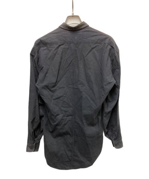 NEMETH（ネメス）Nemeth (ネメス) ハンドペイントシャツ ネイビー サイズ:Sの古着・服飾アイテム