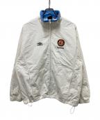 SUPREME×UMBROシュプリーム×アンブロ）の古着「Cotton Ripstop Track Jacket」｜ホワイト