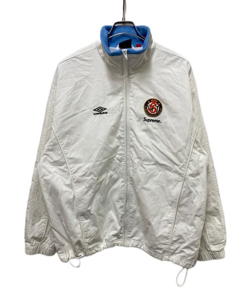SUPREME（シュプリーム）SUPREME (シュプリーム) UMBRO (アンブロ) Cotton Ripstop Track Jacket ホワイト サイズ:	SIZE Lの古着・服飾アイテム