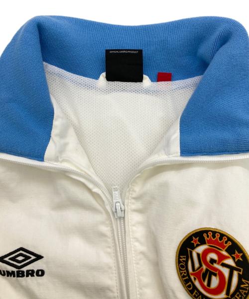 SUPREME（シュプリーム）SUPREME (シュプリーム) UMBRO (アンブロ) Cotton Ripstop Track Jacket ホワイト サイズ:	SIZE Lの古着・服飾アイテム