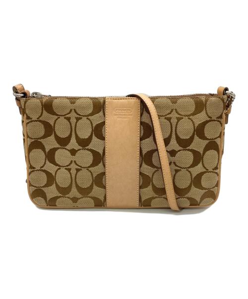COACH（コーチ）COACH (コーチ) ショルダーバッグ ベージュの古着・服飾アイテム
