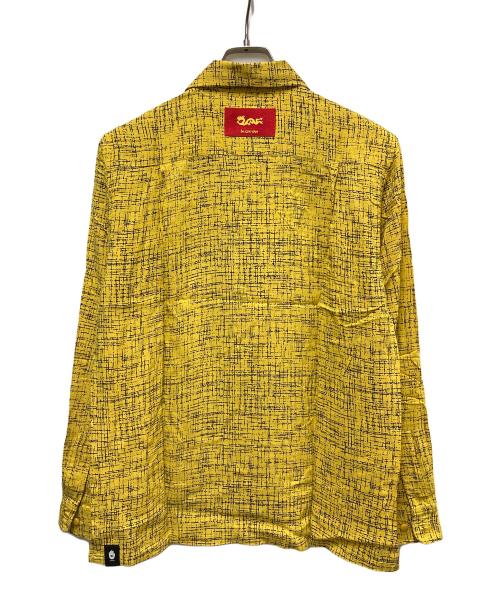 CREAM SODA（クリームソーダ）CREAM SODA (クリームソーダ) かすりプリントシャツ イエロー サイズ:	SIZE M	の古着・服飾アイテム