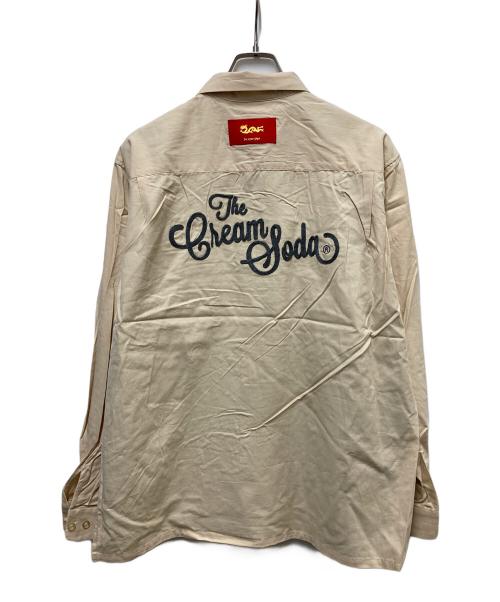 CREAM SODA（クリームソーダ）CREAM SODA (クリームソーダ) フラップポケットシャツ ベージュ サイズ:SIZE XLの古着・服飾アイテム