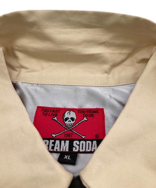 CREAM SODA（クリームソーダ）CREAM SODA (クリームソーダ) フラップポケットシャツ ベージュ サイズ:SIZE XLの古着・服飾アイテム