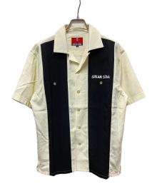 CREAM SODA（クリームソーダ）の古着「縦切り替えしシャツ」｜ホワイト×ブラック