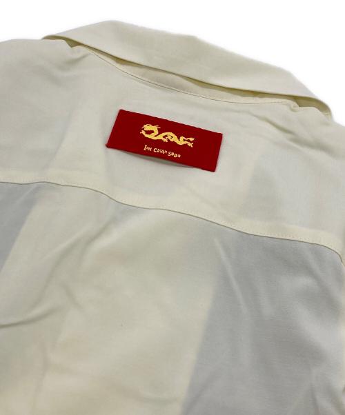 CREAM SODA（クリームソーダ）CREAM SODA (クリームソーダ) 縦切り替えしシャツ ホワイト×ブラック サイズ:Mの古着・服飾アイテム