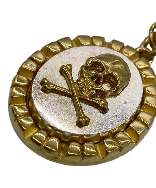 CREAM SODA（クリームソーダ）CREAM SODA (クリームソーダ) スカルLogoペンダントネックレス ゴールド サイズ:	SIZE Freeの古着・服飾アイテム