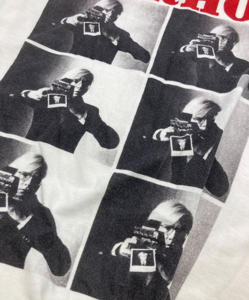 Andy Warhol by HYSTERIC GLAMOUR（アンディーウォーホルバイヒステリックグラマー）Andy Warhol by HYSTERIC GLAMOUR (アンディーウォーホルバイヒステリックグラマー) プリントカットソー ホワイト サイズ:Freeの古着・服飾アイテム