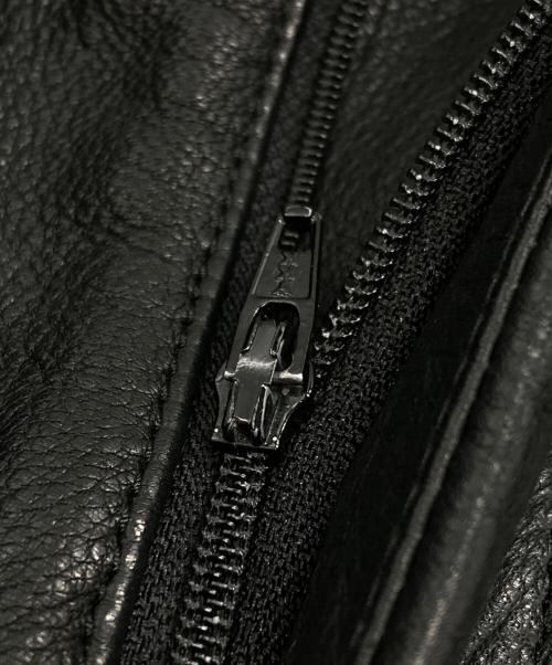 edition（エディション）edition (エディション) EURO GOAT LEATHER SLACKS/ユーロゴートレザースラックス ブラック サイズ:Lの古着・服飾アイテム