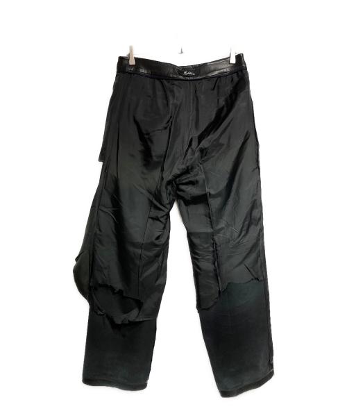 edition（エディション）edition (エディション) EURO GOAT LEATHER SLACKS/ユーロゴートレザースラックス ブラック サイズ:Lの古着・服飾アイテム