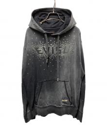EVISU（エヴィス）の古着「スタッズロゴパーカー」｜グレー