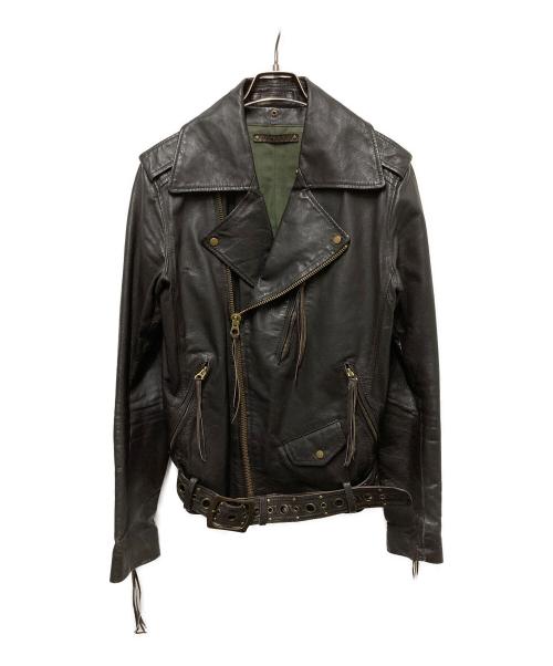 goa（ゴア）goa (ゴア) ピッグレザーライダースジャケット ブラウン サイズ:	SIZE 2の古着・服飾アイテム