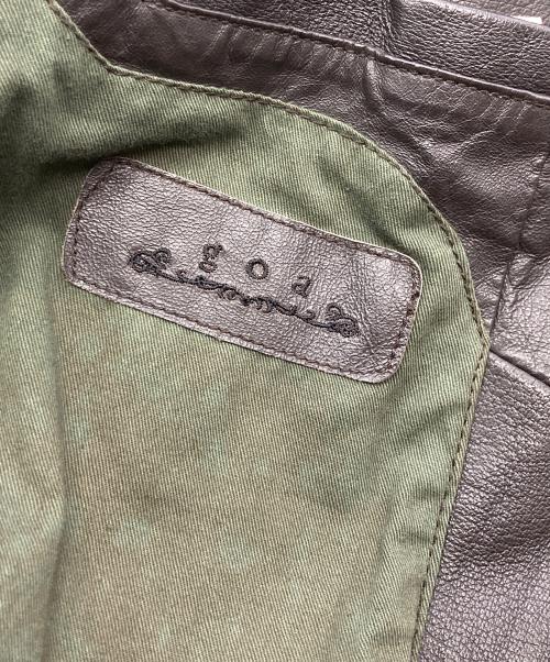 goa（ゴア）goa (ゴア) ピッグレザーライダースジャケット ブラウン サイズ:	SIZE 2の古着・服飾アイテム