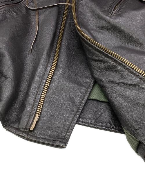 goa（ゴア）goa (ゴア) ピッグレザーライダースジャケット ブラウン サイズ:	SIZE 2の古着・服飾アイテム