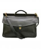 COACHコーチ）の古着「Beekman レザーブリーフケース」｜ブラック