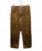 stussyステューシー）の古着「BIG OL JEAN COATED COTTON」｜ブラウン
