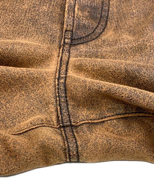 stussy（ステューシー）stussy (ステューシー) BIG OL JEAN COATED COTTON ブラウン サイズ:28の古着・服飾アイテム
