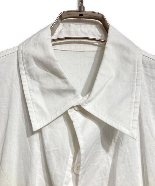 Yohji Yamamoto collections（ヨウジヤマモトコレクションズ）Yohji Yamamoto collections (ヨウジヤマモトコレクションズ) LAWN LONG DRESS SHIRT/ローンロングドレスシャツ ホワイト サイズ:1の古着・服飾アイテム