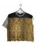 Saint Laurent Paris（サンローランパリ）の古着「ダメージ加工レオパードTシャツ/Distressed leopard print T-shirt」｜グレー×イエロー